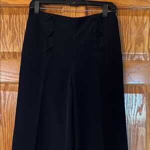 The Limited Black Wide-Leg High-Rise Pants
